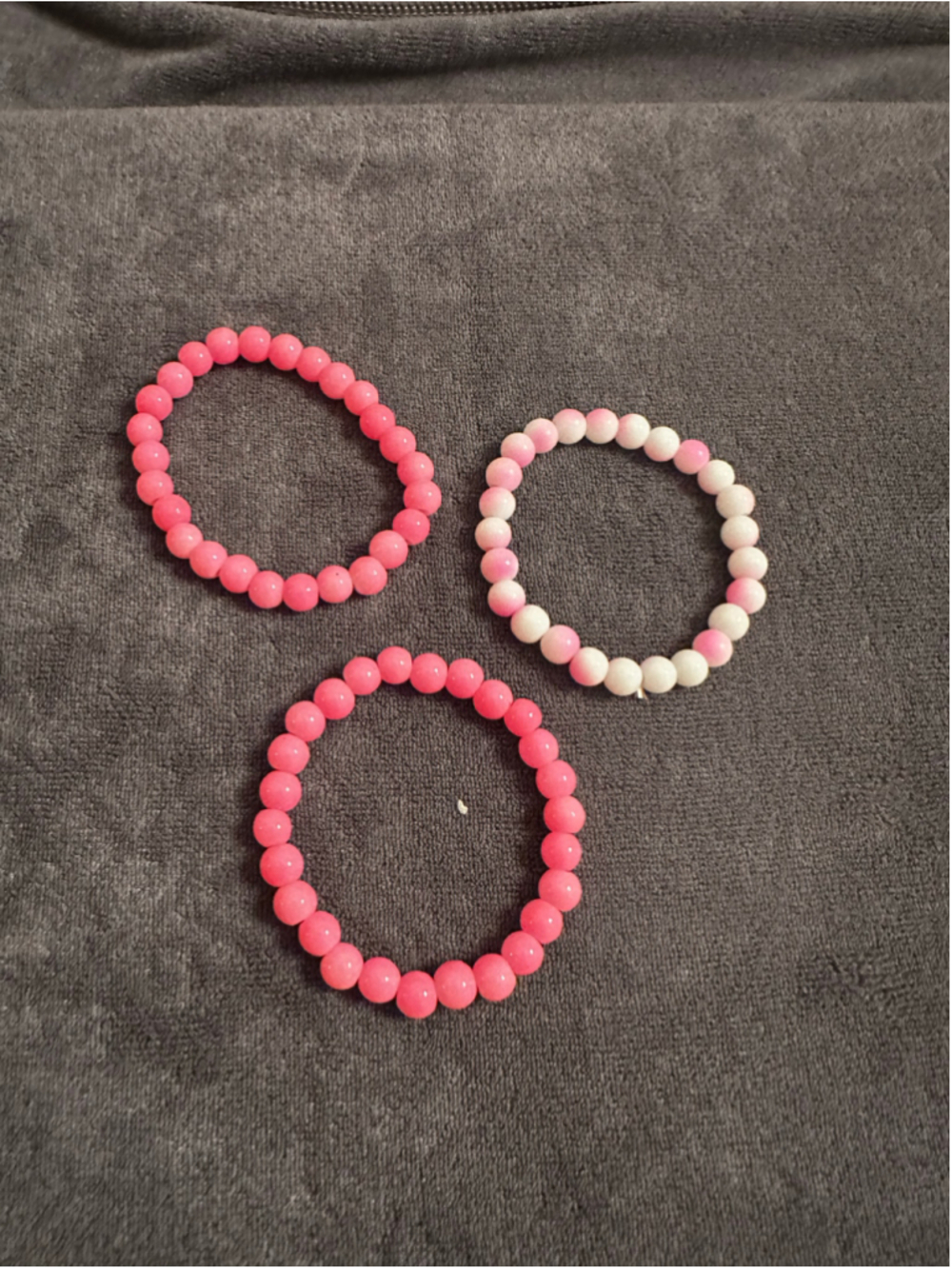 Unbranded Beaded Bracelet Trio Multi-color Set 9